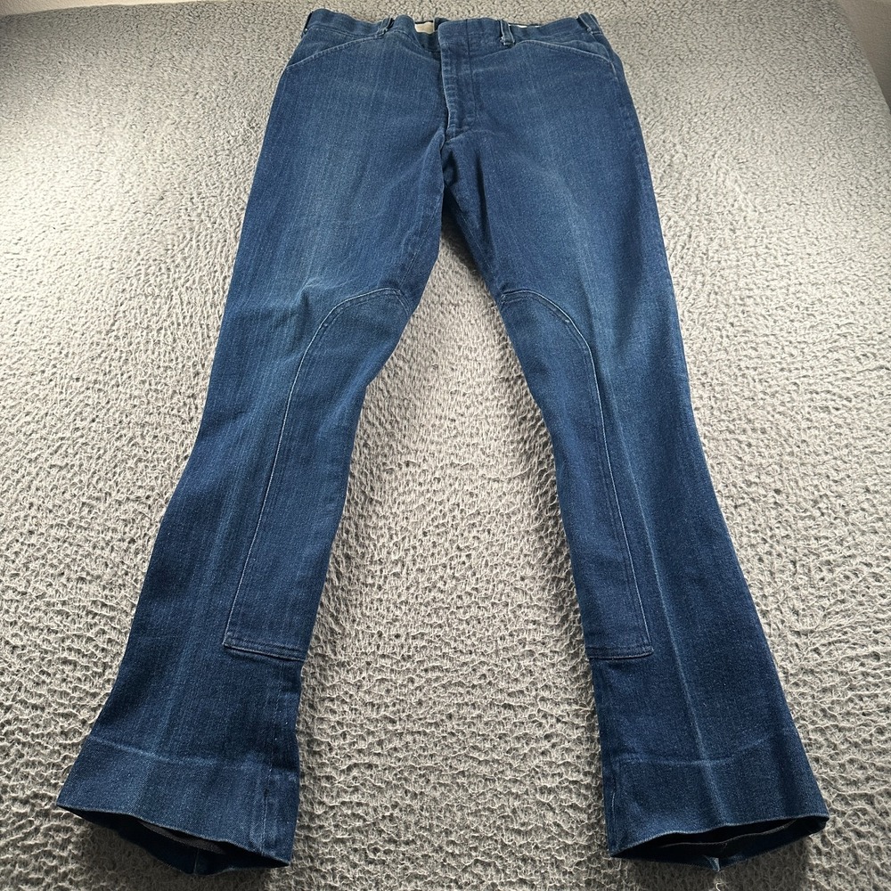 Vtg Tailored Sportsman 70's Jeans Women's (32 Measured) Flare Leg Breeches‎